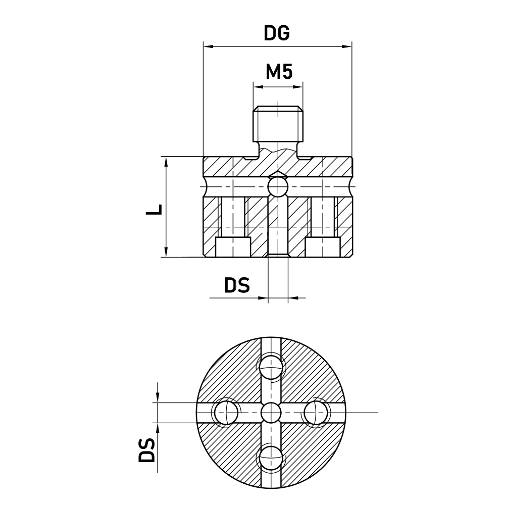 Zeichnung vom Produkt KH M5 000 15 020