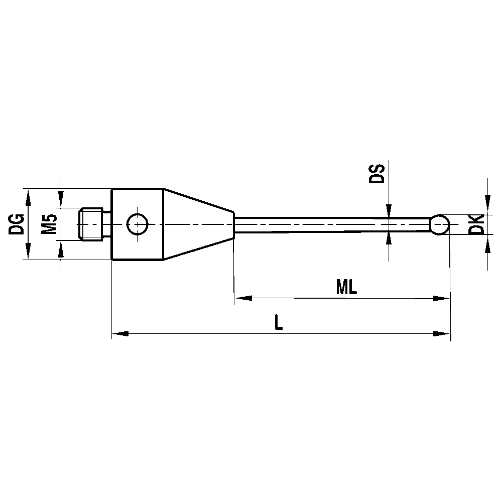 Zeichnung vom Produkt TH M5 S15 11 025