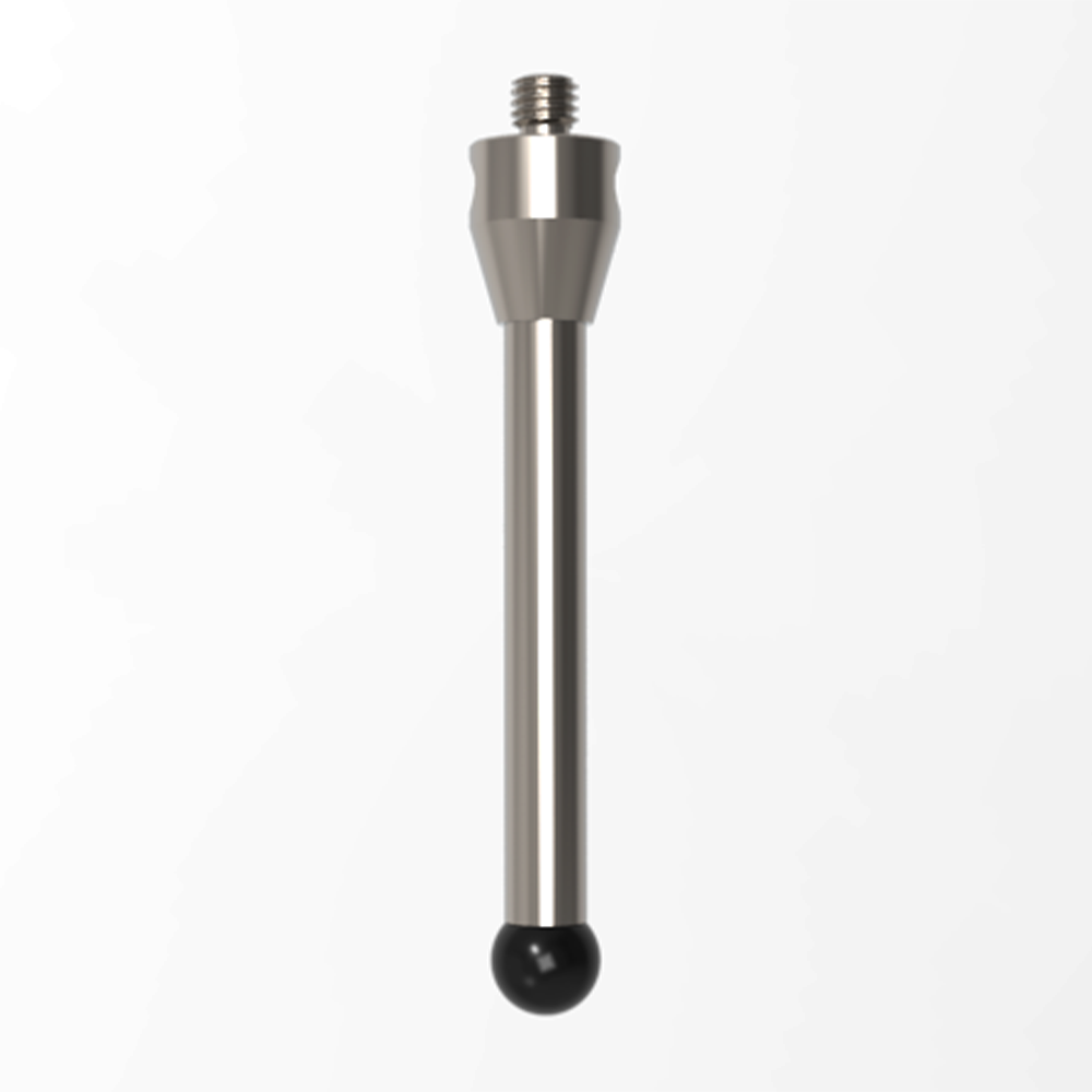 Gerade Taster;  Grundkörper: Titan; Schaft: Hartmetall; Kugel: Diamantbeschichtung