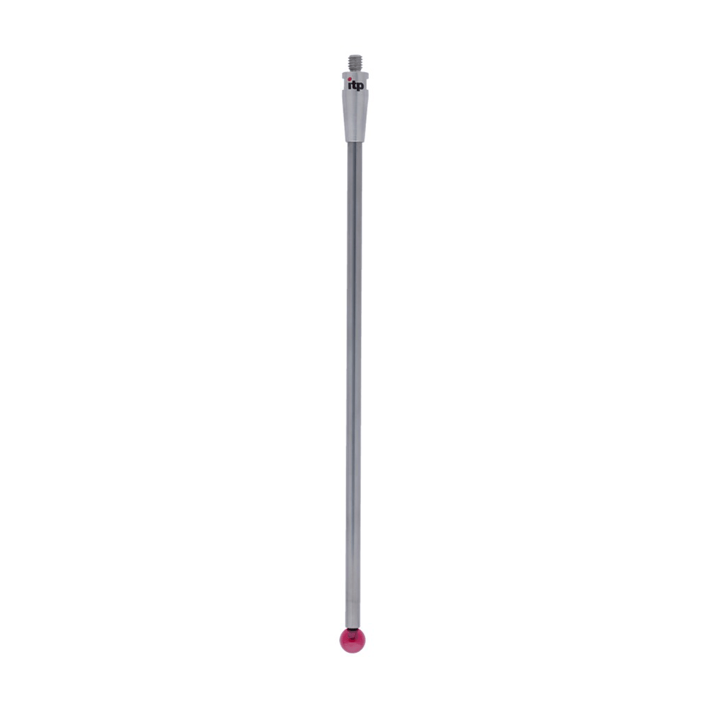 Straight Styli; base: stainless steel; stem: carbide; ball: ruby