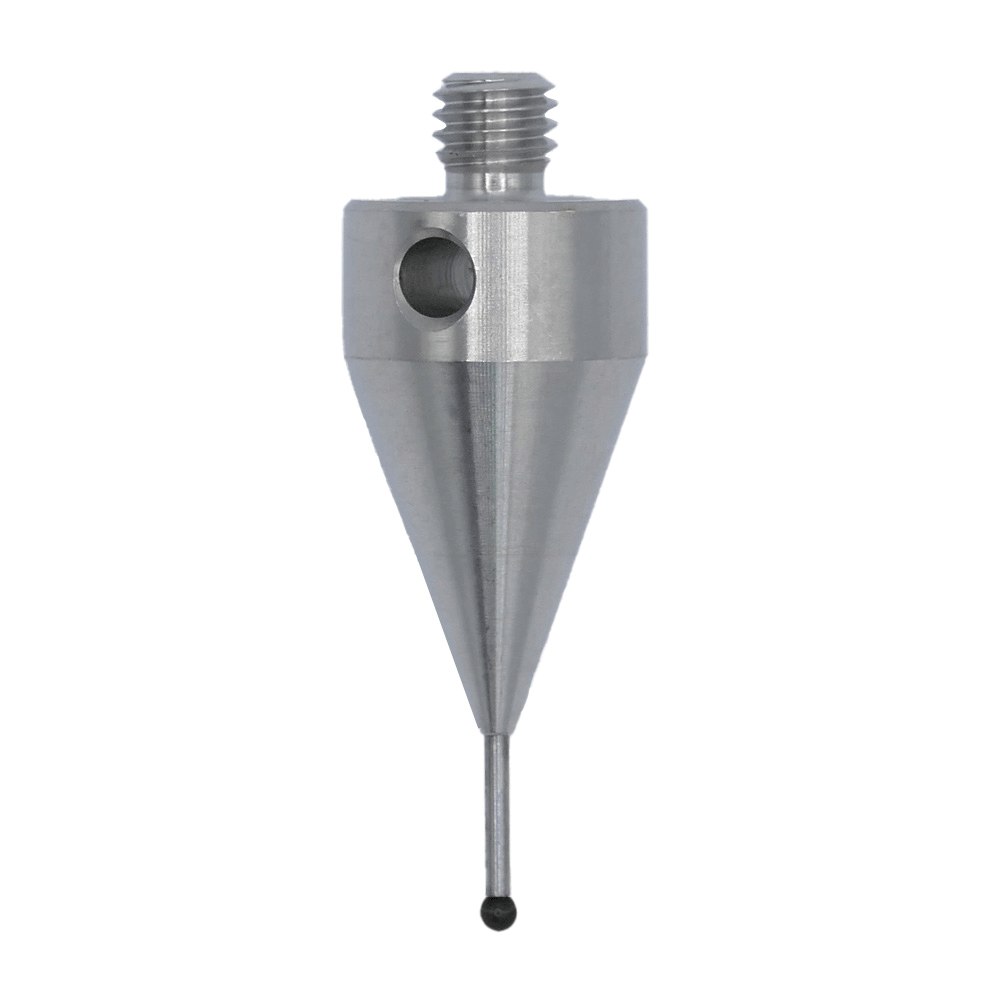 Gerade Taster;  Grundkörper: Titan; Schaft: Hartmetall; Kugel: Siliziumnitrid