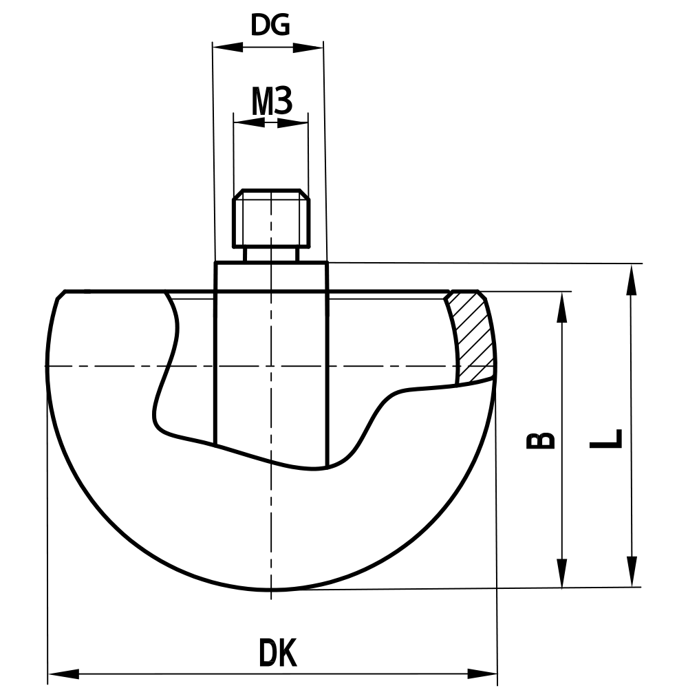 Zeichnung vom Produkt HK M3 300 04 018 Zeichnung vom Produkt HK M3 300 04 018