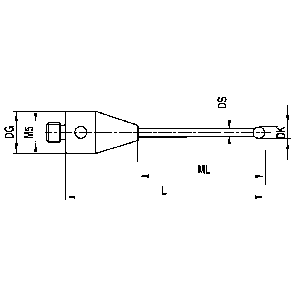 Zeichnung vom Produkt TH M5 030 11 080