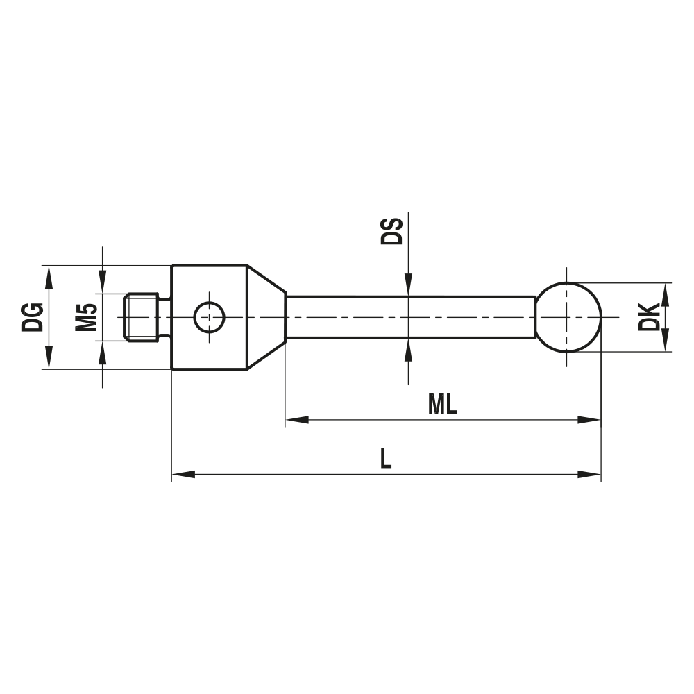 Zeichnung vom Produkt TH M5 150 11 118