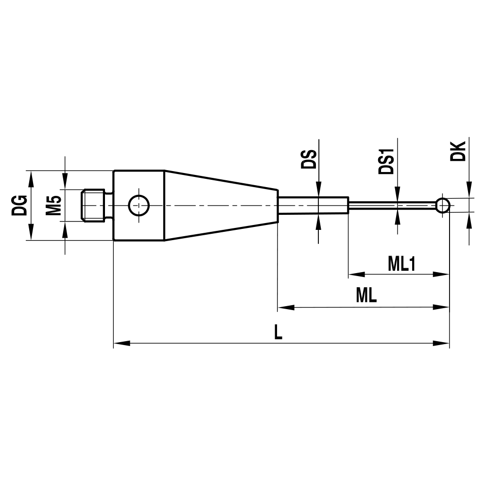 Zeichnung vom Produkt TH M5 003 10 075