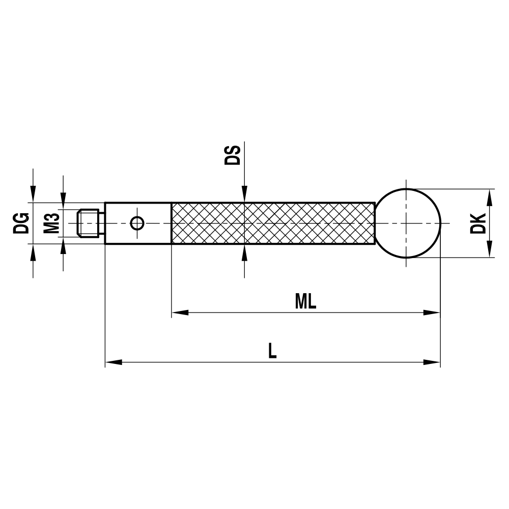 Zeichnung vom Produkt TC M3 120 04 206