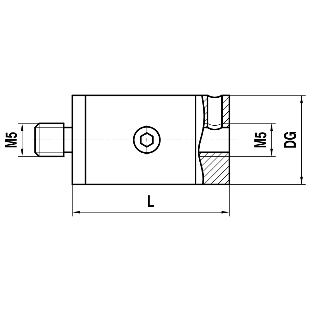 Zeichnung vom Produkt DS M5 000 14 027