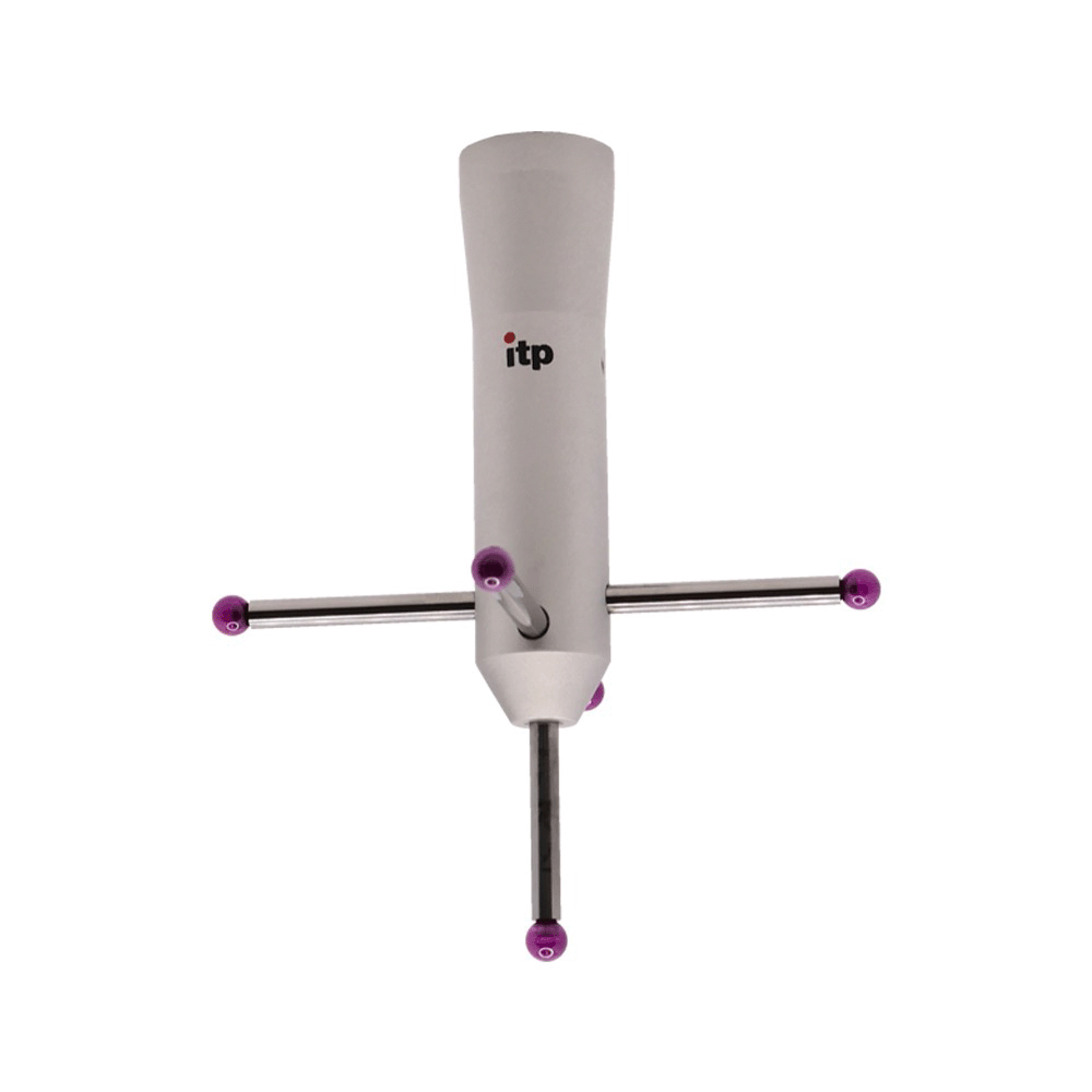 Sterntaster;  Grundkörper: Aluminium; Schaft: Hartmetall; Kugel: Rubin