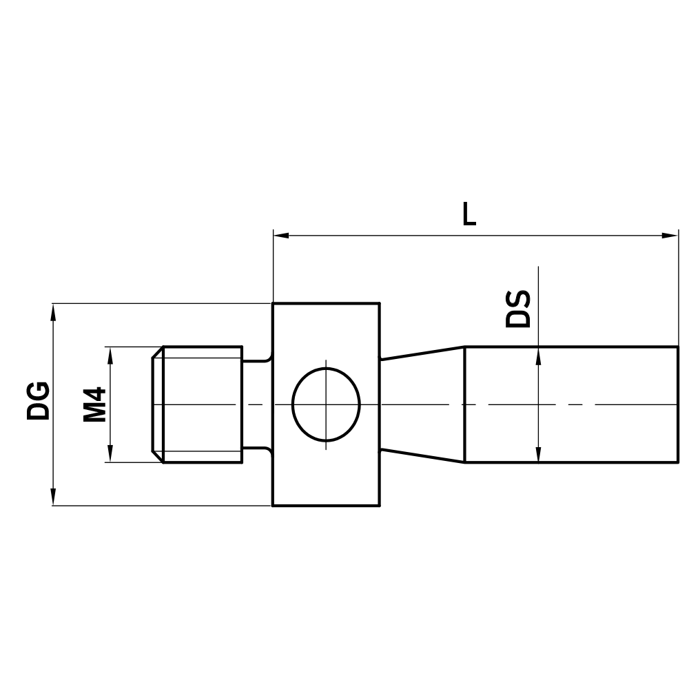Zeichnung vom Produkt BI M4 000 07 015 Zeichnung vom Produkt BI M4 000 07 015