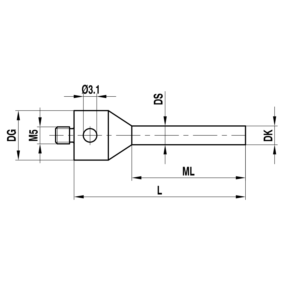 Zeichnung vom Produkt ZH M5 030 12 050 Zeichnung vom Produkt ZH M5 030 12 050