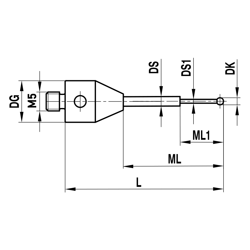 Zeichnung vom Produkt TH M5 DC15 11 030