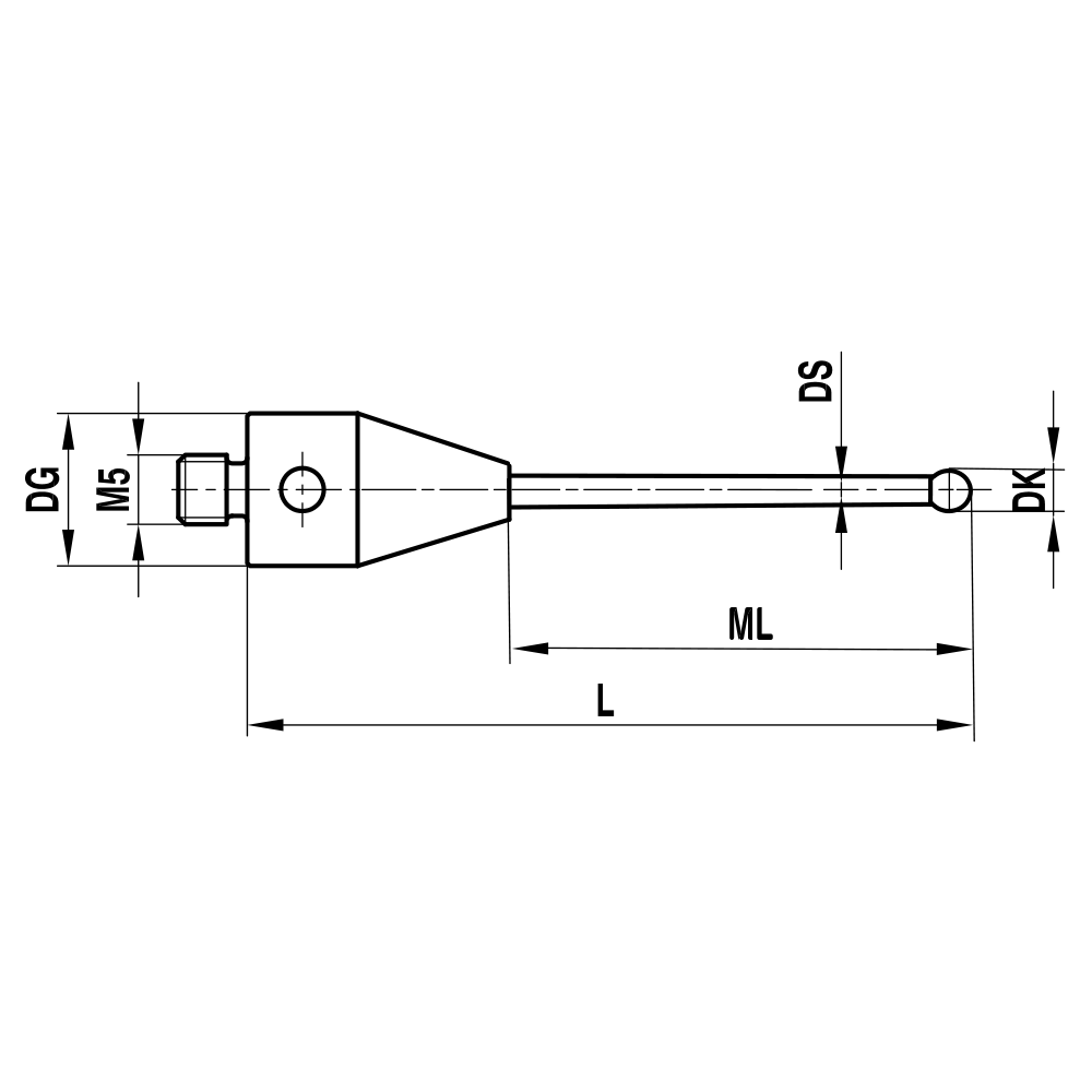 Zeichnung vom Produkt TH M5 030 12 035