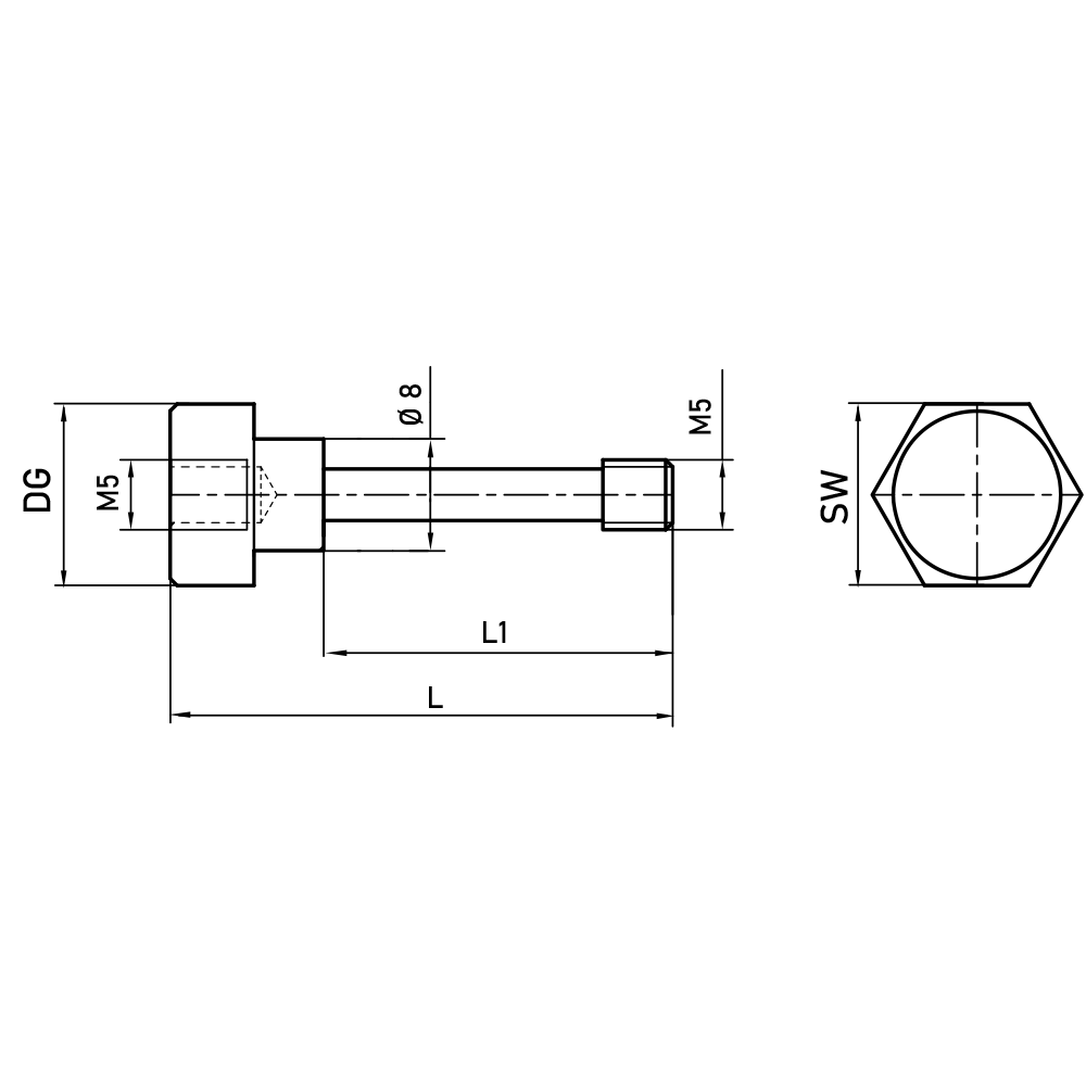 Zeichnung vom Produkt SI M5 000 10 017