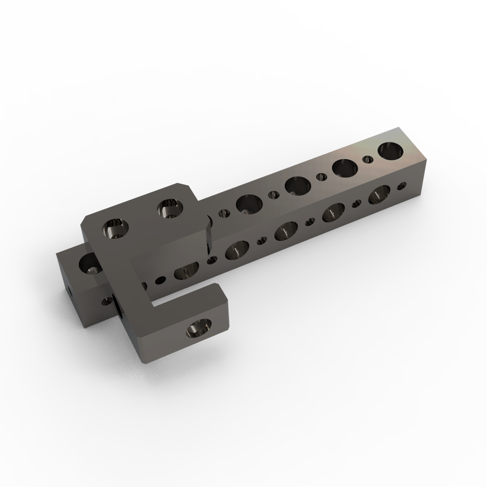 Adapter / Halter;  Grundkörper: Titan 