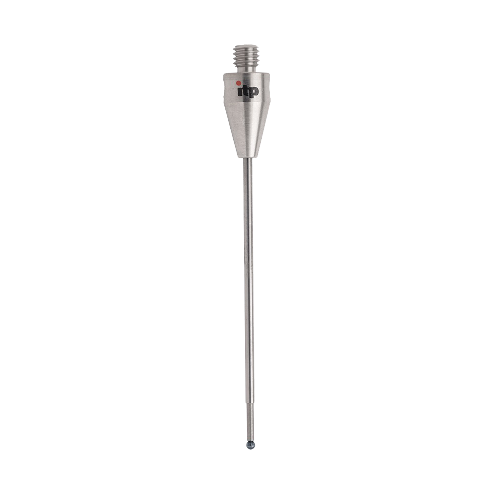 Gerade Taster;  Grundkörper: Titan; Schaft: Hartmetall; Kugel: Diamantbeschichtung